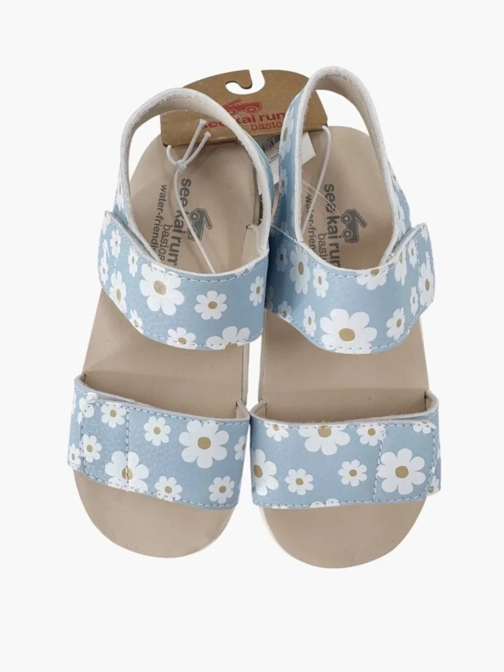NEW See Kai Run Basics Toddler Jaylen Sandals - Blue Daisies